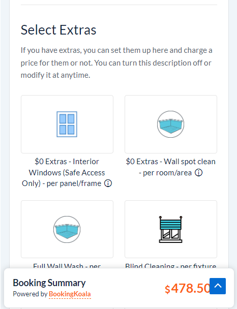 step 3 booking process